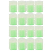 야광휠캡 포터 네어테크휠너트 레이휠캡미니 빛나는 타이어 밸브 캡 20 개 자동차 오토바이 다채로운 커버, 15 Green 16Pcs