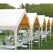 캐노피천막 포차 지붕 행사용 자바라 그늘막, 2x2m (베이지)