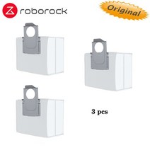 Roborock 세척 가능 필터 메인 롤 사이드 브러시 먼지 봉투 로봇 진공 청소기 부품 S8 플러스 프로 울트, 01 3 pcs dustbag
