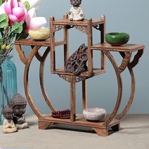 아트피플 F05 송화 찻잔 다관 장식장 34 x 30 cm, GTM24353