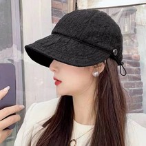 YUNYAN 여자 시어서커 버킷햇 썬캡모자