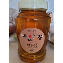 지리산 산청 꿀 사양 벌꿀 2.4kg 햇꿀_야생화꿀 1개