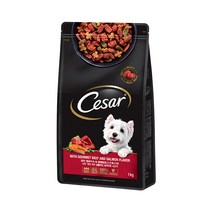 시저 애견사료, 쇠고기, 1kg, 1개