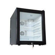 소형 백신 냉장고 의약품 시약 약국 병원 저장고 40L, 40L블랙 듀얼 단일잠금장치43x42x51cm