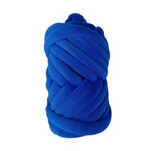 Roomxyd 패브릭 자이언트얀 벨벳 뜨개실 망고실 1KG, 마린블루