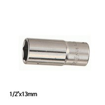 지니어스 6각 롱핸드소켓 복스알 1/2in x 13mm, 1