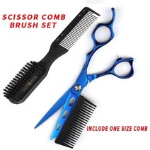 프리미엄 미용가위 전문 숱 틴닝 헤어 홈케어 고급 커트 세트 앞머리 왁싱, E