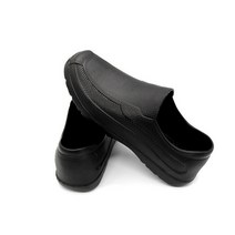 바리스타신발 조리화 주방신발요리사 신발 EVA 방수 짧은 부츠 남성용 검정 흰색 미끄럼 방지 장화 202