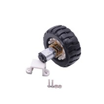 리니어모터 가이드모터 인코더가 있는 DC3V6V12V 기어 모터 43mm 휠 커플 링 브래킷 키트 DiY Arduino 로, 12 500_03 12V