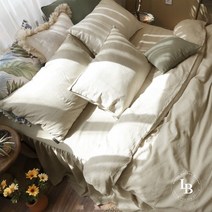 [럭스 바자르] 린넨 텐셀 바이오워싱 베개커버(50x70)