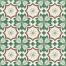 중앙데코 200x200 핑그린 패턴타일, 05.[2X2095](한박스 30장 1.2㎡)