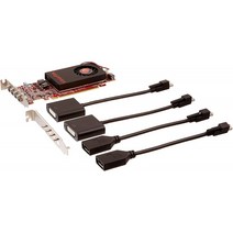 VisionTek 제품 Radeon 7750 SFF 2GB GDDR5 4M DirectX 11 OpenGL 단일 팬 로우 프로파일 4X miniDP 그래