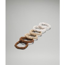 미국 룰루레몬 LULULEMON 207772 스키니 스크런치 6팩 - 로스티드 브라운/로스트 브라운/트렌치/트렌치/화이트 오팔/화이트 오팔, Roasted Brown/Roasted Brown/Tr