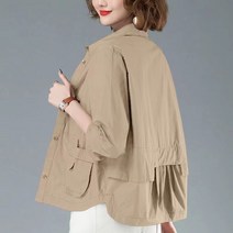 [Myshe]봄 가을 여성 캐주얼 점퍼 루즈핏 숏 자켓 Myshexzq1230YCcq9