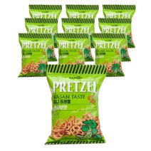 프레첼 와사비맛 85g 10봉 볶음양념맛 85g 10봉 매콤비프맛 85g 10봉 체다치즈맛 85g 10봉 초코맛 45g 10봉, 볶음양념맛 10봉