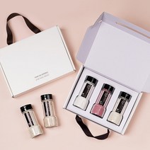 소금공장 3조세트 히말라야핑크솔트 블랙솔트 국내산 천일염 천연조미료 29종류 소금답례품 돌잔치 조문 조의 교회 장례 결혼 웨딩답례품 고급포장 추석 명절 선물세트, 1세트, 핑크솔트+핑크흑임자+핑크비트