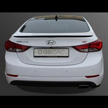 아반떼MD 리어스포일러 리어바이저 글라스윙 튜닝날개, 팬텀블랙