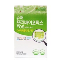 하루웰빙 슈퍼 프리바이오틱스 FOS 3개월분 유산균먹이 프락토 갈락토 올리고당 스틱, 30포, 3개