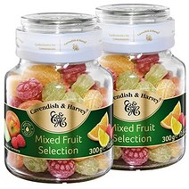 카벤디슈 믹스 과일 사탕 300g × 2캔 カベンディシュ ミックスフルーツキャンディー 300g ×2缶