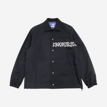 준야 와타나베 x 키스 해링 나일론 트윌 라미네이트 프린트 코치 자켓 블랙 Junya Watanabe x Keith Haring Nylon Twill Laminate Print C