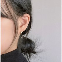 물방울 원터치 링 귀걸이 14K 18K 데일리 볼륨 귀걸이