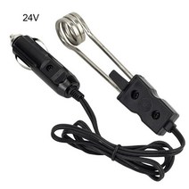 12V 24V 휴대용 전기 자동차 침수 온수기 여행 캠핑 피크닉 미니 보일러 뜨거운 물 커피 141545