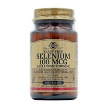 솔가 이스트-프리 셀레늄 100mcg 타블렛 글루텐 프리 비건 무설탕, 100개입, 1개