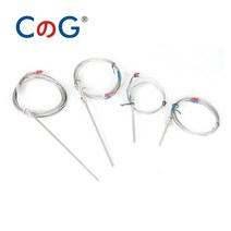 0-800도 m8 1m 2m 3m 5m k j pt100 유형 50mm 150mm 100mm 200mm 프로브 나사 나사 케이블 열전대 오븐 온도 센서, 1m m8 k