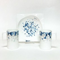 행남자기 이상봉 조각보 다과세트 3pcs, 단품