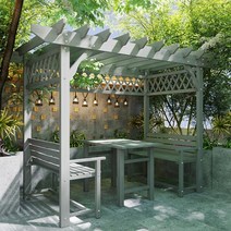 파고라 옥상 정원 테라스 원두막 정자, 길이2.5mx폭1.45m정자헤이즈블루