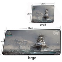 고품질 월드 오브 워쉽 DIY 디자인 패턴 게임 마우스 패드 고무 PC 컴퓨터 패드 사이즈 40x90cm 프로모션, 400x900x4MM, 03 3