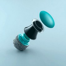 와플팬 세척 솔 손잡이 철 수세미 스탠 냄비 후라이팬 탄거 제거 기름 찌든 때 닦기 청소, 화이트