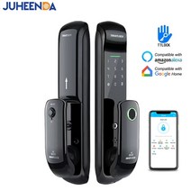 ttlock app smart door lock bluetooth tuya wifi 지문 smart card fechadura eletronica home office Intell, 225x22