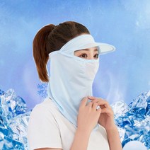 [인기] 햇빛차단 여자 썬캡 안면 마스크 여름 냉감 농사 모자 541681EA