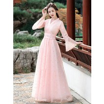 생활 개량한복 원피스 연회드레스 돌잔치 피로연 K616