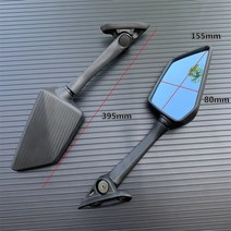 야마하 XMAX 300 400 125 250 2017 2018 2019 YZF R3 R25 2015 2016 오토바이 사이드 미러 접이식 백미러, 5.E, 1개