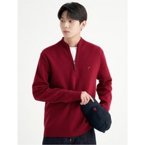 빈폴멘 레드 베럴 B 하프 집업 니트 BC2851A046 312708
