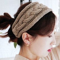 [리본크림]꽈베기 니트 헤어밴드 꼬임 머리띠 5color