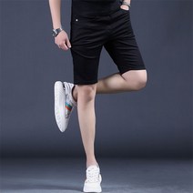 청반바지 트렌드가 츄크볼 흰색 솔리드컬러 5 점 중바지, T01-28