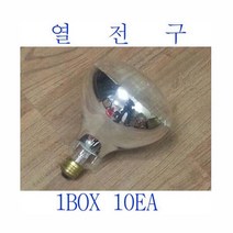 [현장열전구설치] 열전구 250W 1BOX 10EA/적외선전구 보온전구 온열전구, 전구색 250W 10EA