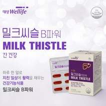 간건강 과 피로 활력 에너지 개선 관리 에 좋은 실리마린 비타민B군 복합 영양제 번아웃 기력 기운 체력 입맛 맥아리 없을때 힘들때 장년 중년 남성 여성, 1BOX(1개월분), 1개
