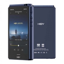 하이비 하이파이 R6 3세대 휴대용 HiFi 안드로이드 뮤직플레이어, 네이비 _64GB | 공식 스탠다드+HiBy Cryst