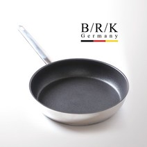 독일 BRK후라이팬 스테인레스 인덕션 가스레인지 겸용, BRK 프로패션 프라이팬 24cm