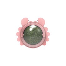 캣볼 애완 동물 용품 건강한 고양이 개박하 장난감 공 사탕 핥는 간식 스낵 영양 에너지 공, Pink-1