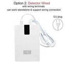 가스누출경보기 이산화탄소 복합가스측정기 검지기 천연 가스 누출 센서 플러그 메탄프로판 가스 액체 lpg lng ch4 가연성 독성 유해 가스 감지기 화재 안전 경보, 01 EU Plug, EU Plug