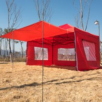 베이직3x4.5 캐노피천막 캠핑천막 감성천막 포장마차 야외천막 접이식천막, B창모풀 3X4.5 화이트
