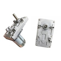 소형DC모터DC 12V 24V 웜기어 모터 감속기 높은 토크 전기 메탈 역 자동 잠금 장비 45-180RPM, 05 180rpm_01 12V