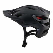 트로이리디자인 Troy Lee Designs A3 Uno 하프 쉘 마운틴 바이크 헬멧 - MIPS 포함 EPP EPS 프리미엄 경량 올 엔듀로 자갈 트레일 사이클링 MTB 워터 X, Black