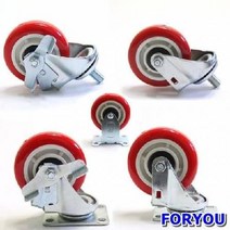 Foryou2774 무따 운반구바퀴4호 카트 대차 엘카 운반구 운반기 핸드 앵글달리, 4호회전4P-S