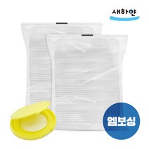 새하얀 대용량 알뜰 엠보 물티슈 400매X2팩+탈부착원형캡